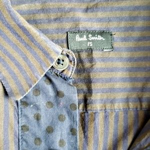 Paul Smith - Long-Sleeve Striped Blue/Grey Shirt - L